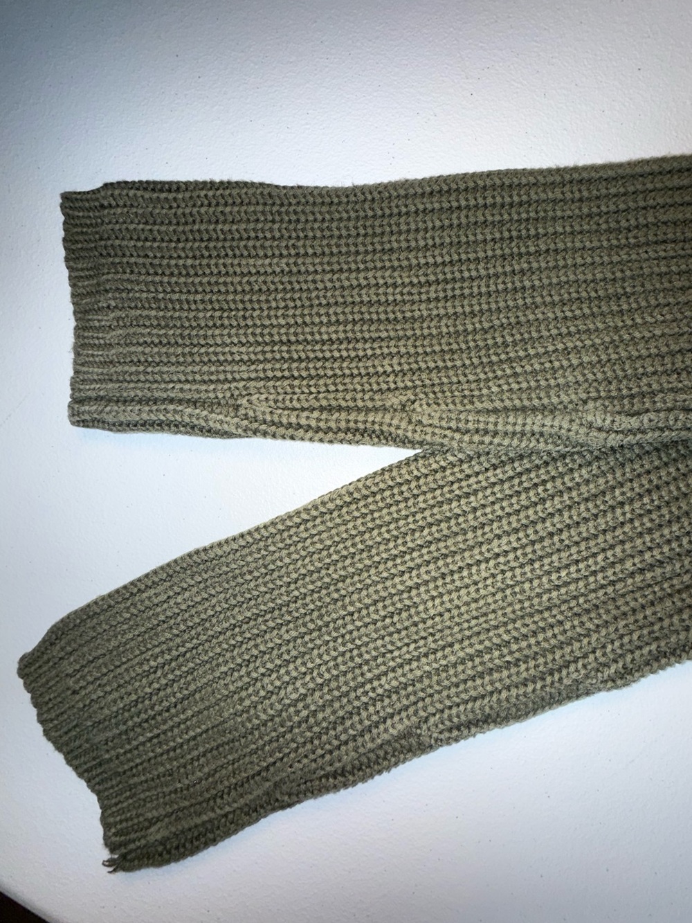 Quince 100% Organic Cotton Chunky Knit Sweater Small Olive Green Granola Girl - Picture 6 of 10